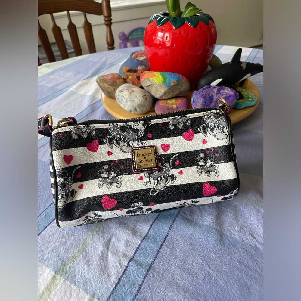 Dooney & Bourke Disney Sweetheart Purse - Minnie & Mickey print